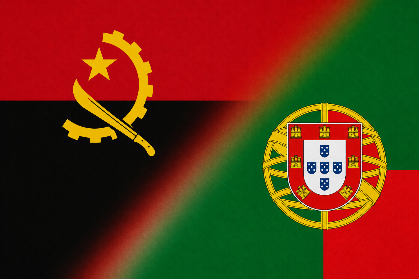 Fusion Flag™ Angola × Portugal