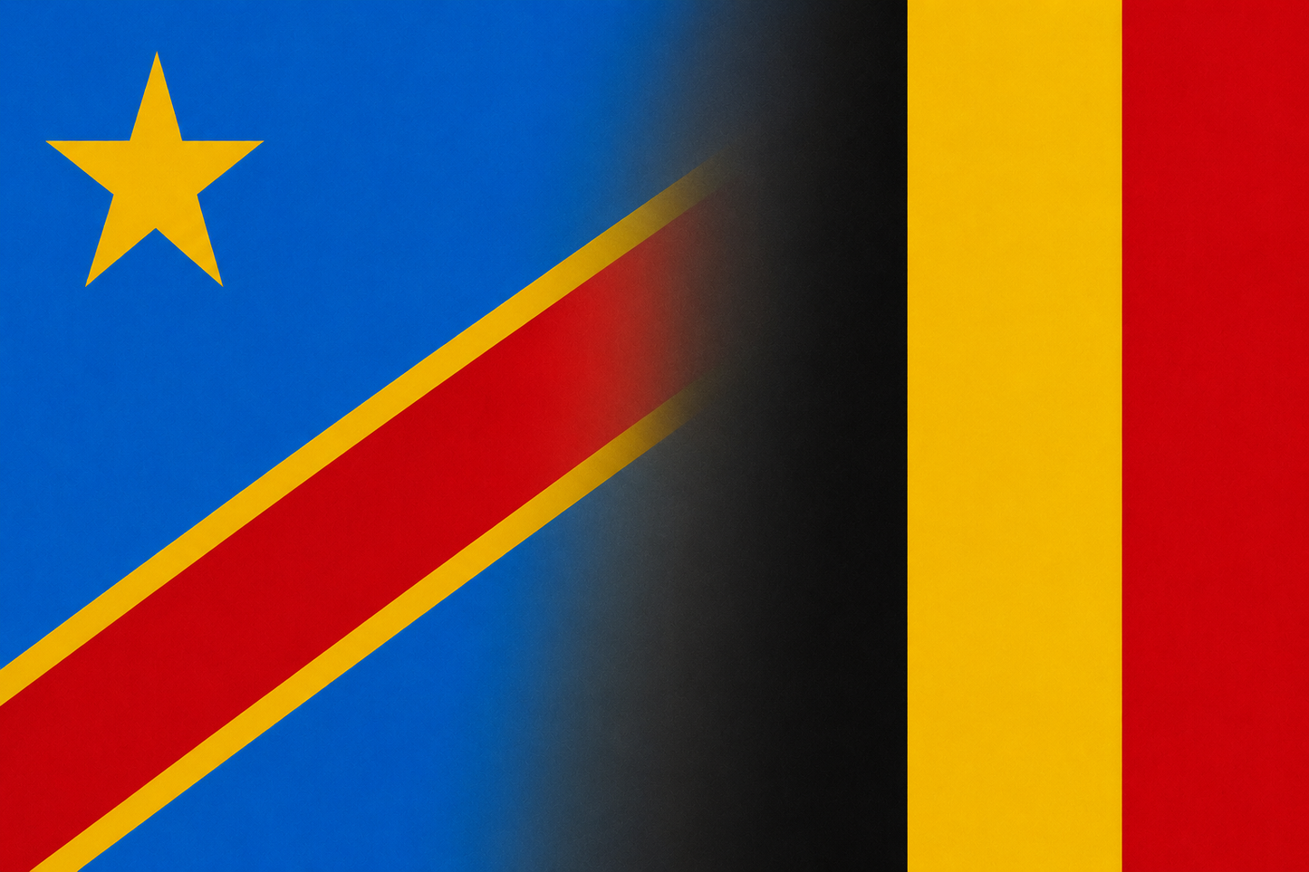 Fusion Flag™ DR Congo × Belgium