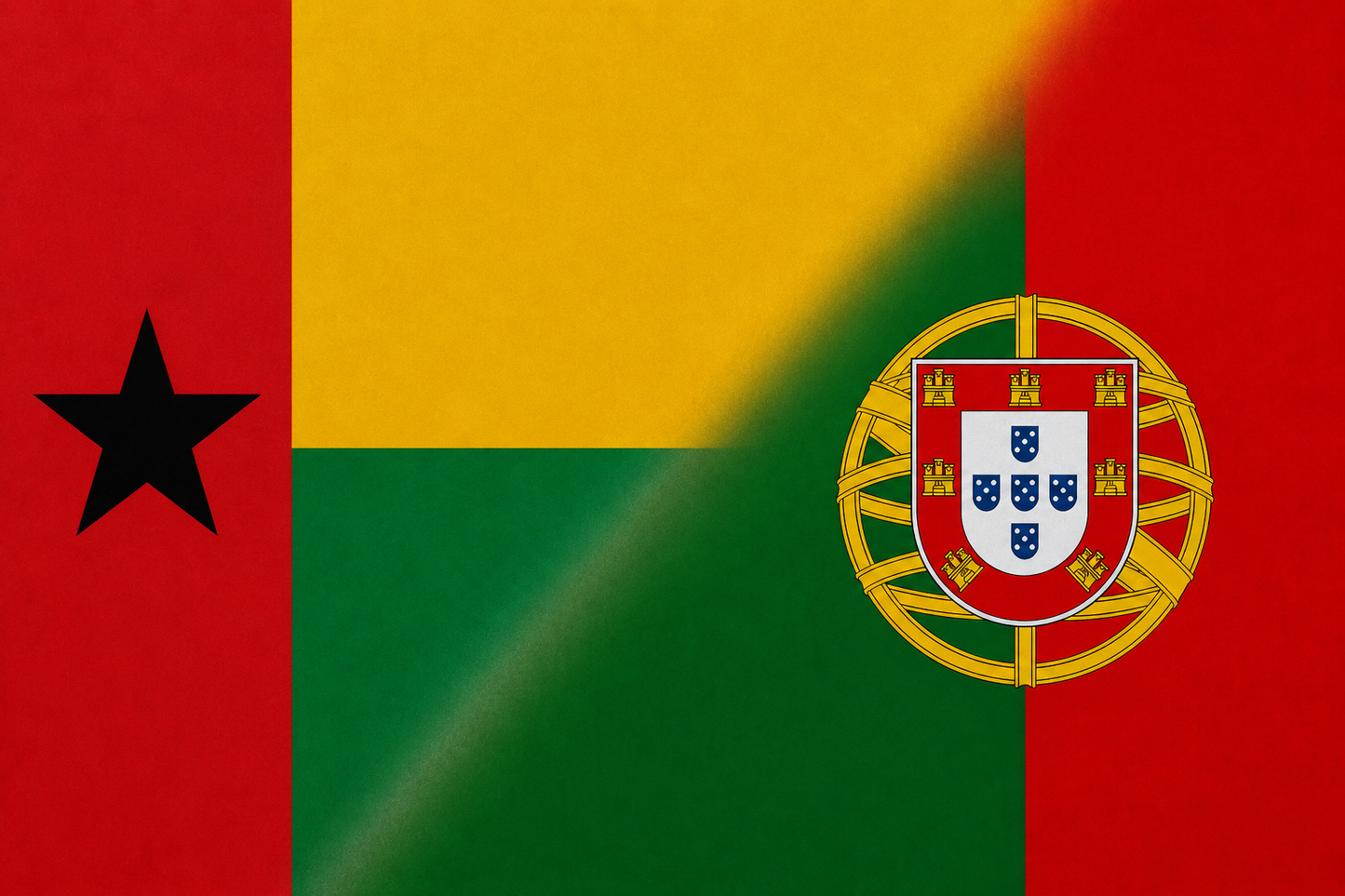 Fusion Flag™ Guinea-Bissau × Portugal
