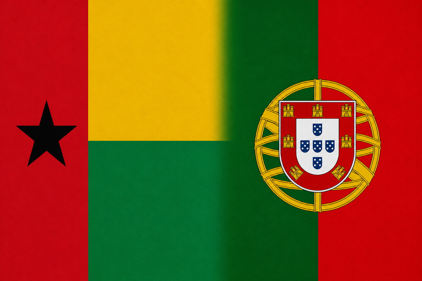 Fusion Flag™ Guinea-Bissau × Portugal